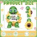 Christmas Funny Positive Turtle Gifts Resin Figurine Emotional Cheer Support Staff Appreciation Gifts for Women Men Birthday Present(Turtle)