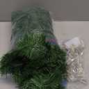 DearHouse 33Ft Christmas Garland Decorations with 100 LED Light, Green Pine Garland Holiday Decor for Outdoor or Indoor Home Garden Artificial Greenery Garland, or Holiday Party Decoration