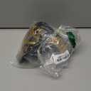 HyperFun Mens Masquerade Mask Phantom of The Opera Half Face Mask with Bowtie, Vintage Venetian Masks for Costume Party