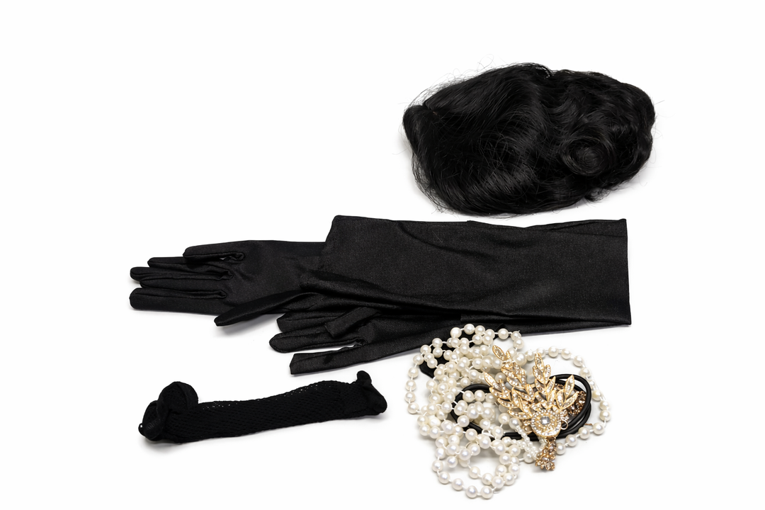1920s Flapper Accessories Sets Roaring 20s Gatsby Costume Accessories Set for Women