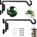 Swivel Plant Hanger - Outdoor & Indoor, Rotatable Design, 12 Inch 2 Pack