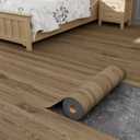 Oxdigi Peel and Stick Vinyl Flooring Roll 23"x 118"/19 Sq.Ft, Thicken Self Adhesive Vinyl Floor Tiles Wood Plank Flooring Waterproof Wear-Resistant for Any Room, Easy DIY Floor Coverings, Brown