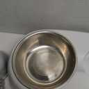 Pet Water Dispenser, Pet Standing Water Dispenser Bowl, 2 in 1 500ml Multifunctional Detachable Height with Stand for Dogs Cats