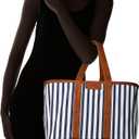 CleverMade Collapsible LUXE Tote - Reusable Grocery Shopping Storage Bag Organizer w/Handles Reinforced Bottom