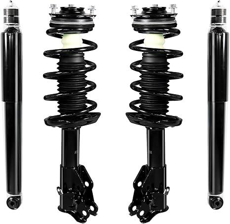 4PCS Front & Rear Struts Complete Shock Absorbers Spring Assembly Fit for Honda Civic 2006-2011 2007 2008 2009 2010 Replacement 172284 172285 5609 348023