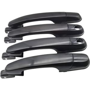 Set of 4 Exterior Door Handles Compatible with Hyundai Tucson 2005 2006 2007 2008 2009, Front and Rear Left Drive & Right Passenger Side Replaces# 82650-2E000 82660-2E000