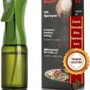 Mistifi Oil Sprayer 150ml glass bottle Refillable Premium Dark Green Glass Bottle for Healthy Cooking & Baking Even Oil Control for Healthy Nonstick Cooking (PS642)