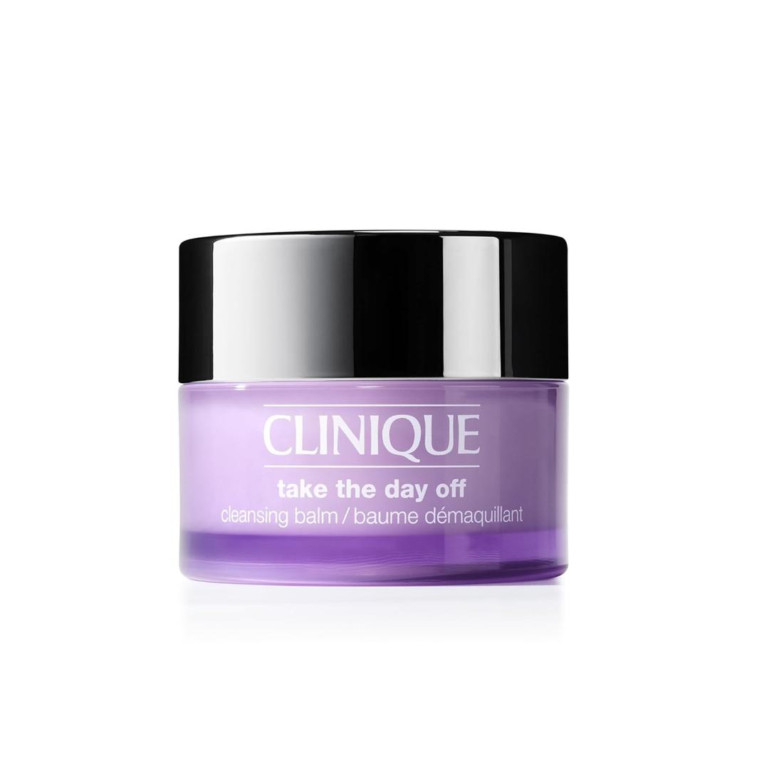 Clinique Take The Day Off Cleansing Balm Makeup Remover | Dissolves Face + Eye Makeup and Sunscreen | For All Skin Types