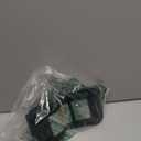 ANZNKU 100 Pack Black Resealable Mylar Bags with Frosted Clear Window, Smell Proof Sealable Packaging Bags for Small Business, Foil Pouch Zip Bag for Food Candy Treat Heat Seal Storage(2.753.93 in)