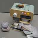 Kids Coffee Maker Playset, 23PCS Wooden Kitchen Toys, Play Kitchen Accessories for Toddler, Espresso Machine Playset, Gift for Boys and Girls 3 4 5 Years