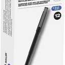 Sanford Uniball Roller Stick Pen, 0.5Mm Micro Point, Blue Ink, Dozen (60153)