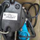 Little Giant 10SC-CIA-SFS 115-Volt, 7200 GPH, 1/2 HP Automatic Cast Iron Sewage/Effluent Pump with Integrated Snap-action Float Switch and 20-ft. Cord, Blue, 511431
