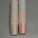 Yiyiring 100 Pcs Pastel Striped Paper Cups 9 oz Disposable Cute Pastel Rainbow Cups Ideal for Hot or Cold Drinking Wedding Birthday Party Supplies