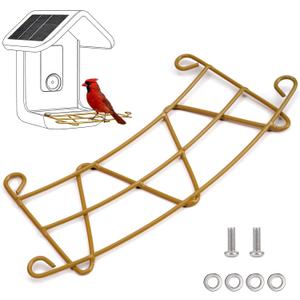 Perch Extender for Bird Buddy Smart Bird Feeders, Durable BirdBuddy Add-on Accessory in Metal