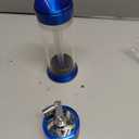 Spice Grinder 3-in-1 Hand Crank Loader Roller Crusher Filler Flower Buds Milling Grinding Storage with Magnetic Lid
