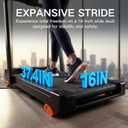 BARWING Foldable Incline Walking Pad 3.0/3.5 HP Treadmills for Home, 7.5/8.5 MPH Under Desk Treadmill with Handles, Foldable Treadmill with Quiet Brushless, 330 LBS Weight Capacity