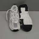 BAASPLOA Women's Chunky Fashion Sneakers Casual Sports Shoes Mesh Breathable Athletic Gym Workout Tennis Shoe Platform Thick Walking Shoes, Size 6