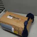 Bedsure GentleSoft Fuzzy Faux Fur Twin Blanket, Navy Blue Cozy Gifts for Men, Soft Sherpa Fleece Plush Warm Minky Thick Blanket Twin Size for Bed, Navy Dorm Decor Blue Gifts for Boys, 60x80