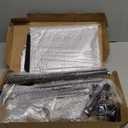 DXOPHIEX Dual Reptile Lamp Stand Reptile Light Stand with Two Flexible Brackets, Height Adjustable (15.7 inch to 74.3 inch) for Hanging Heat Lamp Holder and Light Fixture