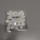 50pcs Refillable Car Air Freshener Pads, 0.7 Inch Car Air Vent Clip Replacement Felt Pads, Unscented White Oil Perfume Refill Pads for Car Necklace Bracelet Diffuser