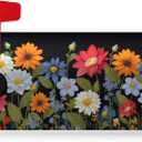 Summer Spring Colorful Daisy Mailbox Covers Magnetic Large Size 25.5x21 Inch Flowers Mailbox Cover Oversized Seasonal Floral Letter Post Box Wraps Standard Size for Garden Outside Decoration