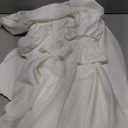 Women's Plus Size Maxi Dress Ruffle Pleated Praise Dance Dress African Long Dresses Cocktail Party (4X-Large, White)