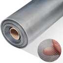 304 Stainless Steel Mesh Screen Roll 39.4 inch x 98.4 ft Window Screen Replacement Wire Mesh for Air Vent Window Door Patio Porch Mesh Barrier for Block Flying Insects