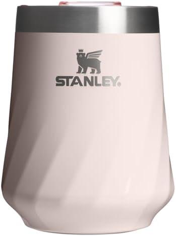 STANLEY Reserve Wine Tumbler | 11 oz Stainless Steel Travel Mug For Wine, Cocktails, Soda | Keeps Drinks Cold for Hours | BPA-Free | Rose Quartz Gloss