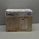 bella 4Qt Slim Air Fryer, Fits-anywhere Kitchenware, EverGood Ceramic Nonstick Coating, Adjustable Temperature, 6 Preset Cooking Options, 60 Min Auto Shutoff w Audible Tone, 3.3lb Capacity, Oatmilk