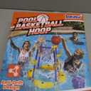Pool Basketball Hoop Floating with Anti-Tip & Anti-Drift Design, Basketball & Ring Toss Pool Toys for Kids Ages 4-8, 8-12, Summer Outdoor Water Toys Pool Games for Adults and Family