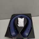 Portable Lightweight Neck Fan, 5 Speeds, Neck Support, Valentine's Gifts for Men Women, USB Rechargeable Personal Bladeless Wearable Cooling Neck Fan for Hot Flashes, Disneyland, Travel (Dark Blue)