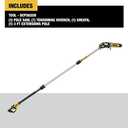 DEWALT 20V MAX* XR Brushless Cordless Pole Saw (Tool Only-Battery & Charger not included) (DCPS620B)