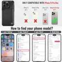 Vinich for iPhone 15 Pro Max Wallet Case with Card Holder, RFID Blocking Credit Slots Kickstand Shockproof Phone Cover Fit for iPhone 15 Pro Max 6.7" Carbon Black
