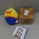 Rechargeable Interactive Moving Dog Toys, Automatic Crazy Jumping Duck for Boredom, Attractive Squeaky Plush Duck Covers A Talking Bouncing Ball with Recording Playback, Puppy Toys to Keep Them Busy