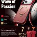 TORRAS Portuguese Football Federation Limited Edition, Ostand Q3 Air for iPhone 17 Pro Max Case, 360 Magnetic Stand, Fit for MagSafe, Mil-Grade Drop Tested, World Cup Inspired, Wave Passion
