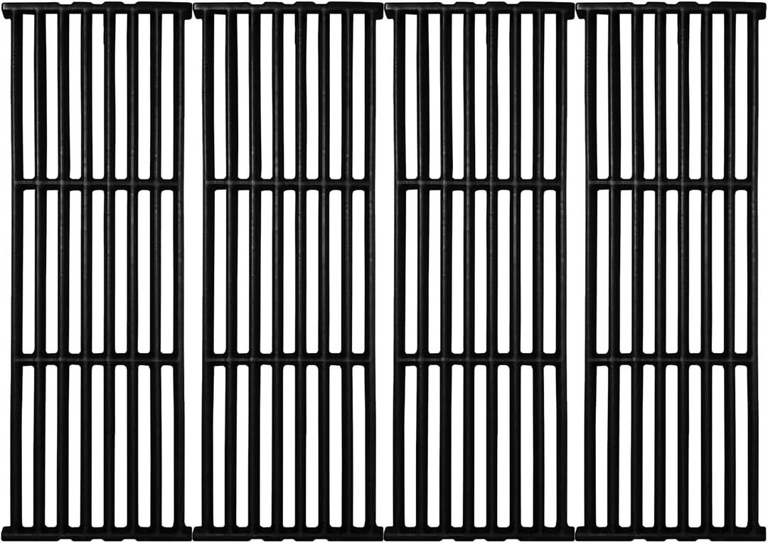 9221-64 Grill Grates Grill Replacement Parts for Broil King Baron Parts 9221-54 9215-54 Broil Mate 7120-64 Huntington Grill Parts Rebel 6020-64 6120-64 Baron 320 440 490 420 Cooking Grids Grates (17.375'' x 25.5'' Grates 4 Pcs)