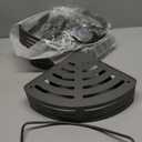 VOLPONE Corner Shower Shelf Suction Cup Shower Caddy Corner No Drilling Bathroom Shower Organizer Storage Rack Adhesive with Towel Bar (3-Pack, Gray)