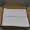 6 Pcs 8 Inch Tall Glass Ribbed Cylinder Vases Clear Floating Candle Flower Vase in Bulk, Hurricane Candle Holder for Wedding Housewarming Gift Table Centerpieces