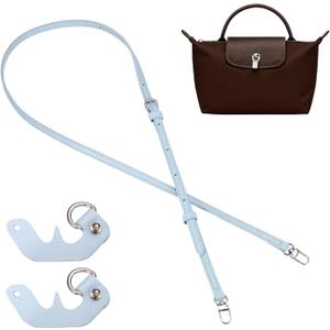 uxcell Purse Straps Replacement, Adjustable Leather Strap Crossbody Handbag Shoulder Strap Conversion Kit for Handcrafted Bag