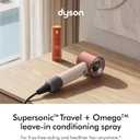 Dyson Supersonic Travel Styling Duo (Supersonic Travel™ Hair Dryer + Omega™ Leave-in Conditioning Spray) + Supersonic™ Travel Bag Black/Rose