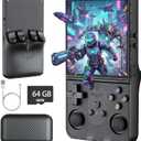 Upgrade S600 Retro Gaming Console, Anti-Slip Texture‌ Retro Handheld Game Console, 4.0 Inch 720x720 IPS Screen and 18,000+ Classic Games Retro Game Console for Gaming/Playdate/Party/Gift, Black 64G