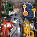 Train Set for Toddlers w/Steam, Music & Lights - First Choo Choo Train for Toddlers, Electric Train Set for Kids, Magnetic Train Toys, Christmas Birthday Gifts for Boys Girls