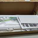 Organizer and Storage Stand Compatible with Cricut Machines,Rolling Storage Cart/Shelf with 24 Vinyl Roll Holders2 Fabric Drawer,Accessories Holder,Tool Hook for Craft Room Home (white)