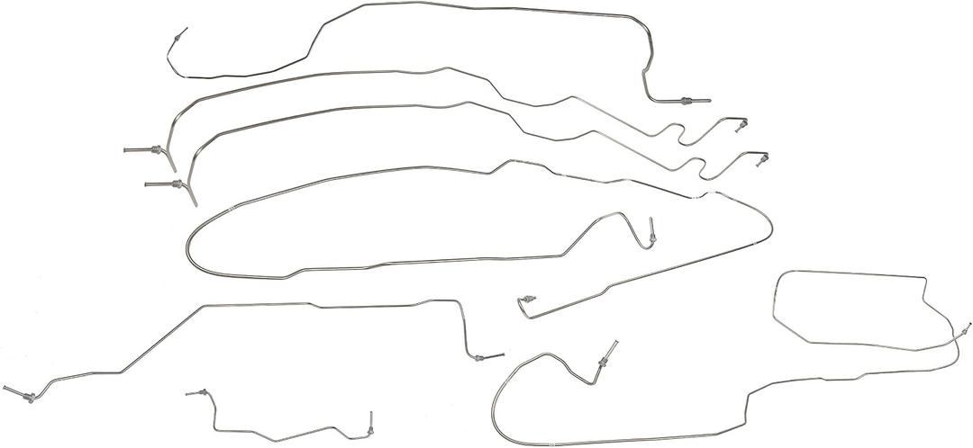 Dorman 919-142 Stainless Steel Brake Line Kit Compatible with Select Chevrolet / GMC Models (OE FIX)