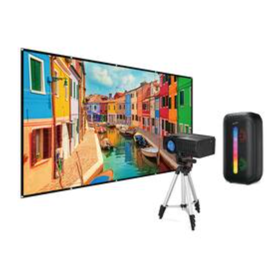 GPX - Cinema Pop Up Movie Theater Kit - Black