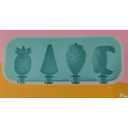 Silicone Fruit Pop Mold 3 Pack
