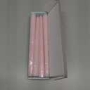 8 Pack 10 Inch Baby Pink Taper Candles Long Burning Time and Dripless Candles for Dinner Home Decor Wedding Shower