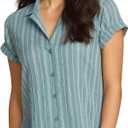 Eddie Bauer Women's Wt Ss Packable Camp Shirt (1X)