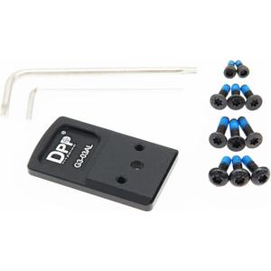 DPP Titanium Rear Sight Dovetail Mount Compatible with Taurus G2/G3,TX22 Holosun 407K/507K, Romeo Zero,Shield RMSc