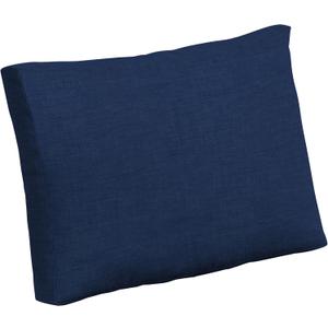 ARDEN Outdoor Cushion Pillow Back, 24 x 18, Rain-Proof, Fade Resistant Sapphire Blue Leala